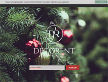 Tablet Screenshot of decorent.com